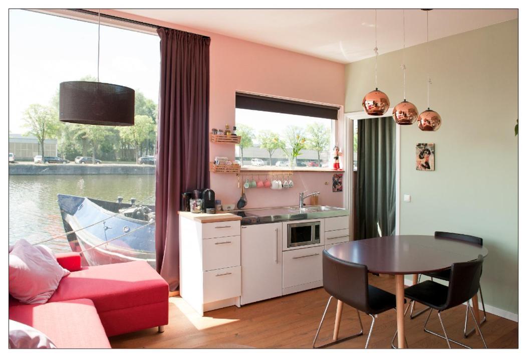 Private Guesthouse Bnb The Waterhouse Houseboat أمستردام المظهر الخارجي الصورة